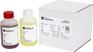 Siemens Chek-Stix QC box with bottles