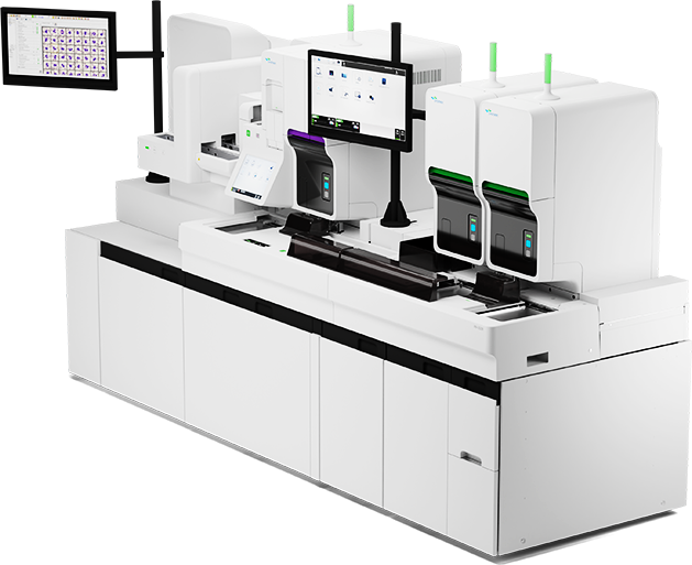 XN3100DI60wagonV3629x513 XN-3100 Hematology Analyzer with DI-60 Cell Image Analyzer